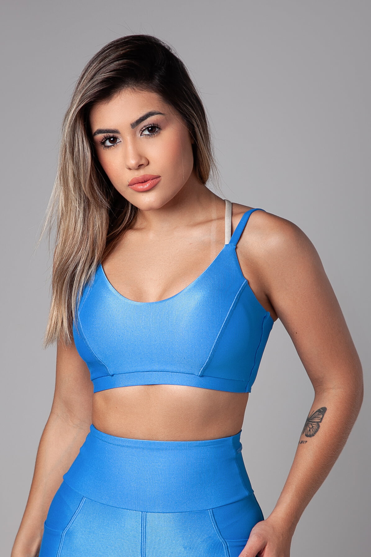 Top Slim Cecília Canelado