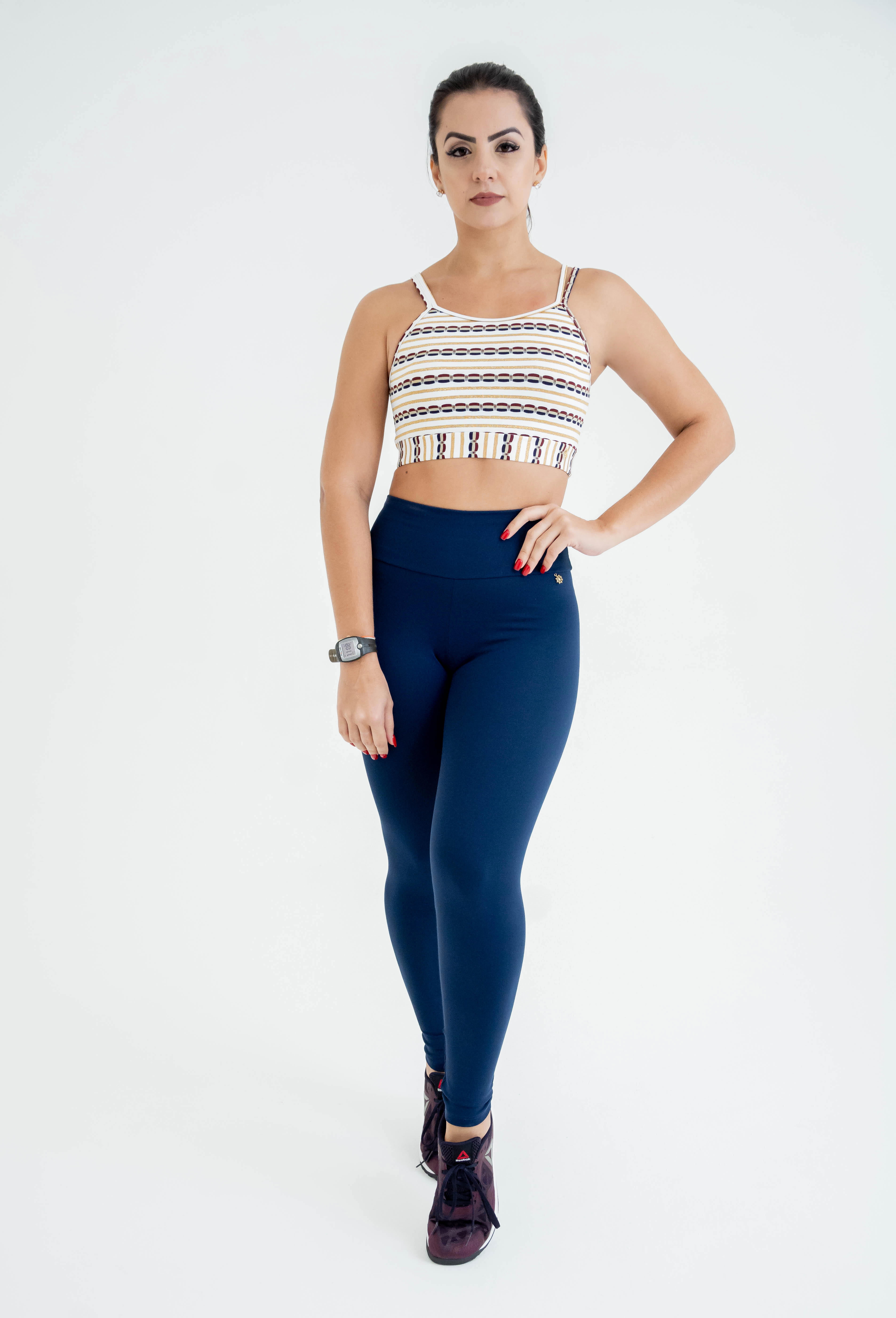 calça legging com cropped