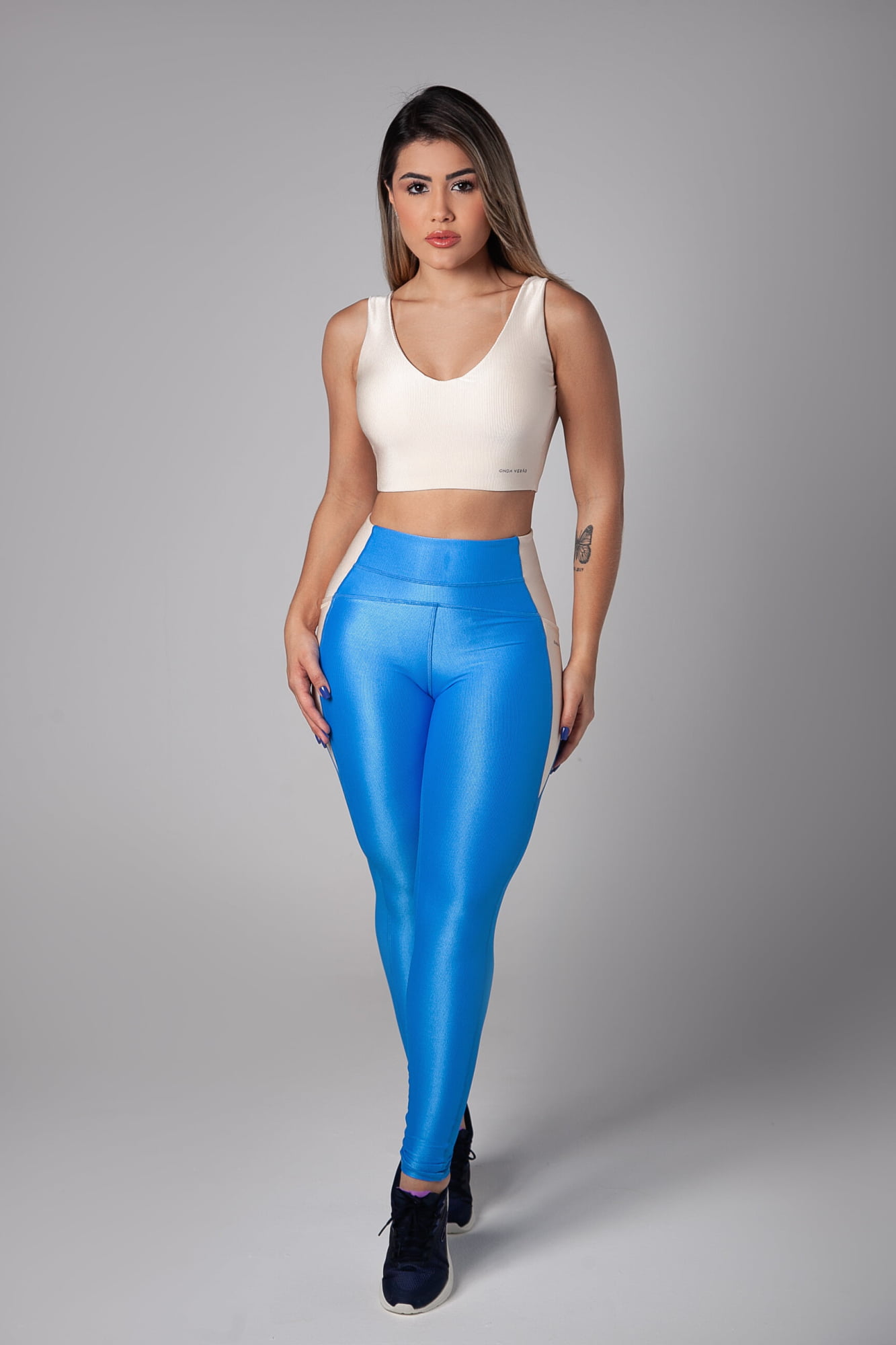 Legging Duo Cibele com Bolso Canelado