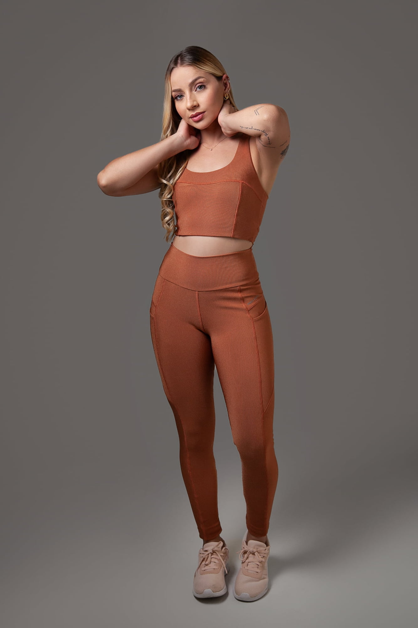 Legging Camila Com Bolso Canelada