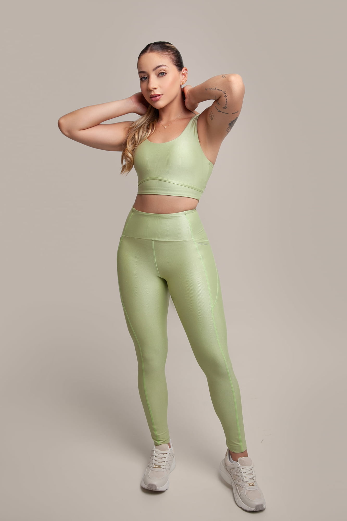Legging Sophia Com Bolso Canelado
